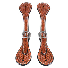 Bar H Equine Leather Spurs Straps for Adults - W. Womens Spur Straps by Hilason – Cowboy and equestrian accessories