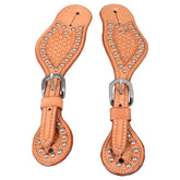 Bar H Equine Leather Spurs Straps for Adults - W. Womens Spur Straps by Hilason – Cowboy and equestrian accessories