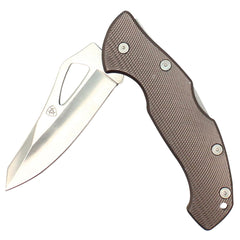 Large Ariat Folding Plain Blade Knife by Hilason – Cowboy and equestrian accessories