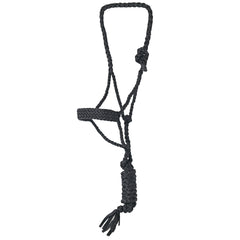 8 Ft Hilason W. Nylon Poly Flat Braided Mule Tape Halter And Lead Rope by Hilason – Cowboy and equestrian accessories