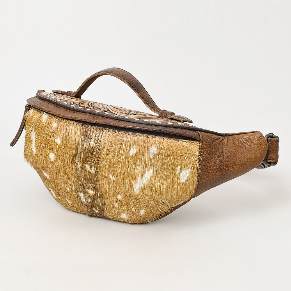 American Darling ADBG1302 Pouch Hair On Genuine Leather women bag by Hilason – Cowboy and equestrian accessories
