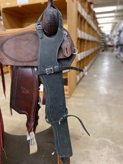 Black Horn Scabbard Square Buckles