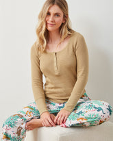 Moss - Cozy Henley - Thermal