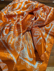 Western Print Wild Rag – Large 35" Silk-Feel Scarf for Men & Women