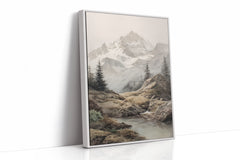 AL1839 - Premium Art Print - White Framed Canvas image 1