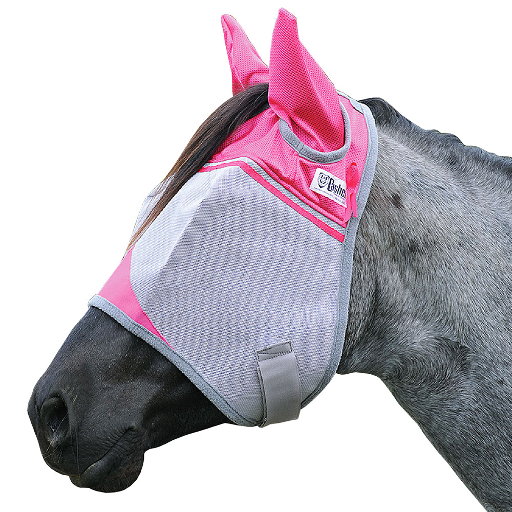 Cashel Pattern Crusader H. Fly Mask W/ Ears Standard by Hilason – Cowboy and equestrian accessories