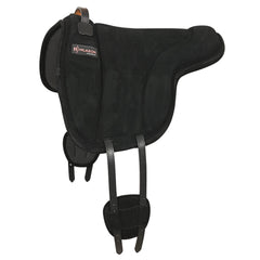 Hilason H. Bareback Saddle Pad Anti Slip Base Suede Leather Brown – by Hilason – Cowboy and equestrian accessories