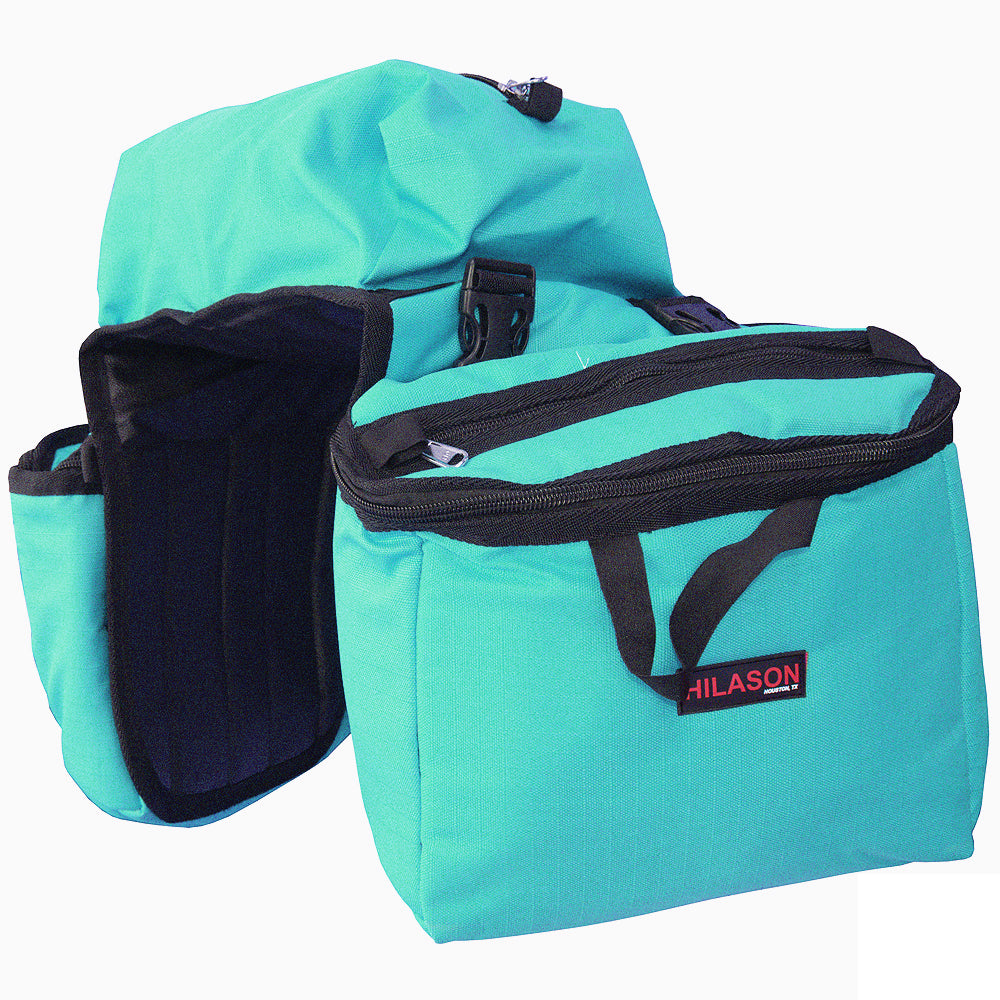 14X12X6 Hilason Detachable Insulated H. Side Saddle Bag Turquoise – by Hilason – Cowboy and equestrian accessories