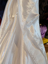 Close up of a White wild rag/ scarf