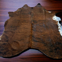 Grade A Brindle Brazilian Cowhide Rug